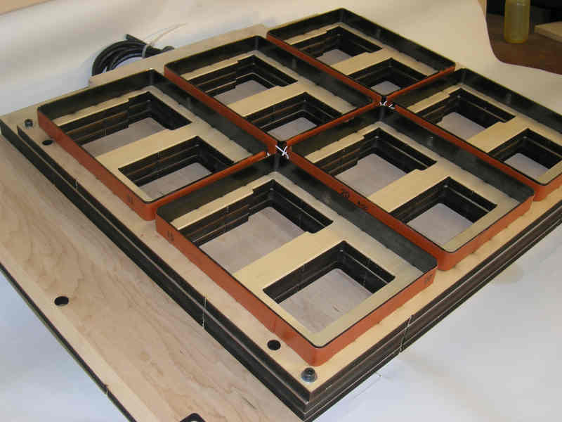 Heat tape on steel rule