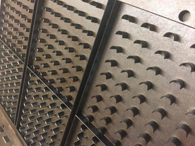 Rayform die with small detail 